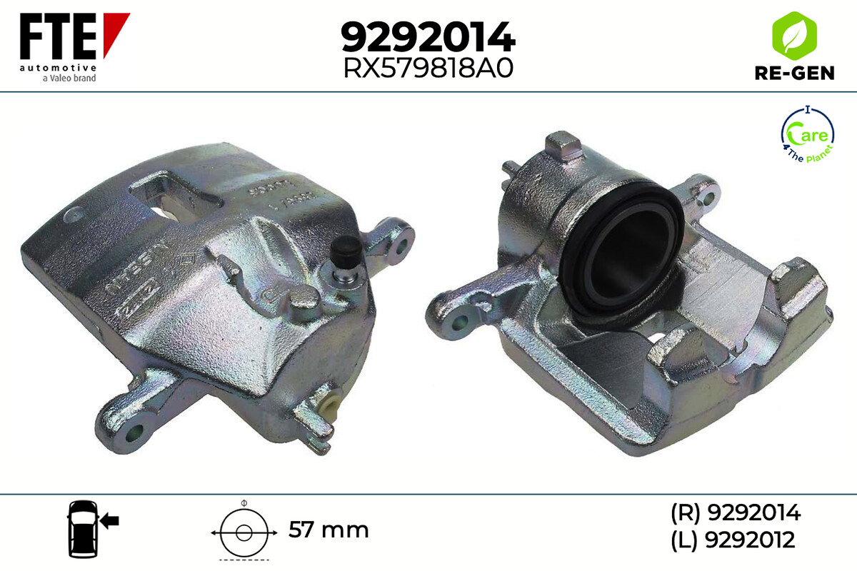 Étrier de frein FTE automotive GmbH ref. 9292014