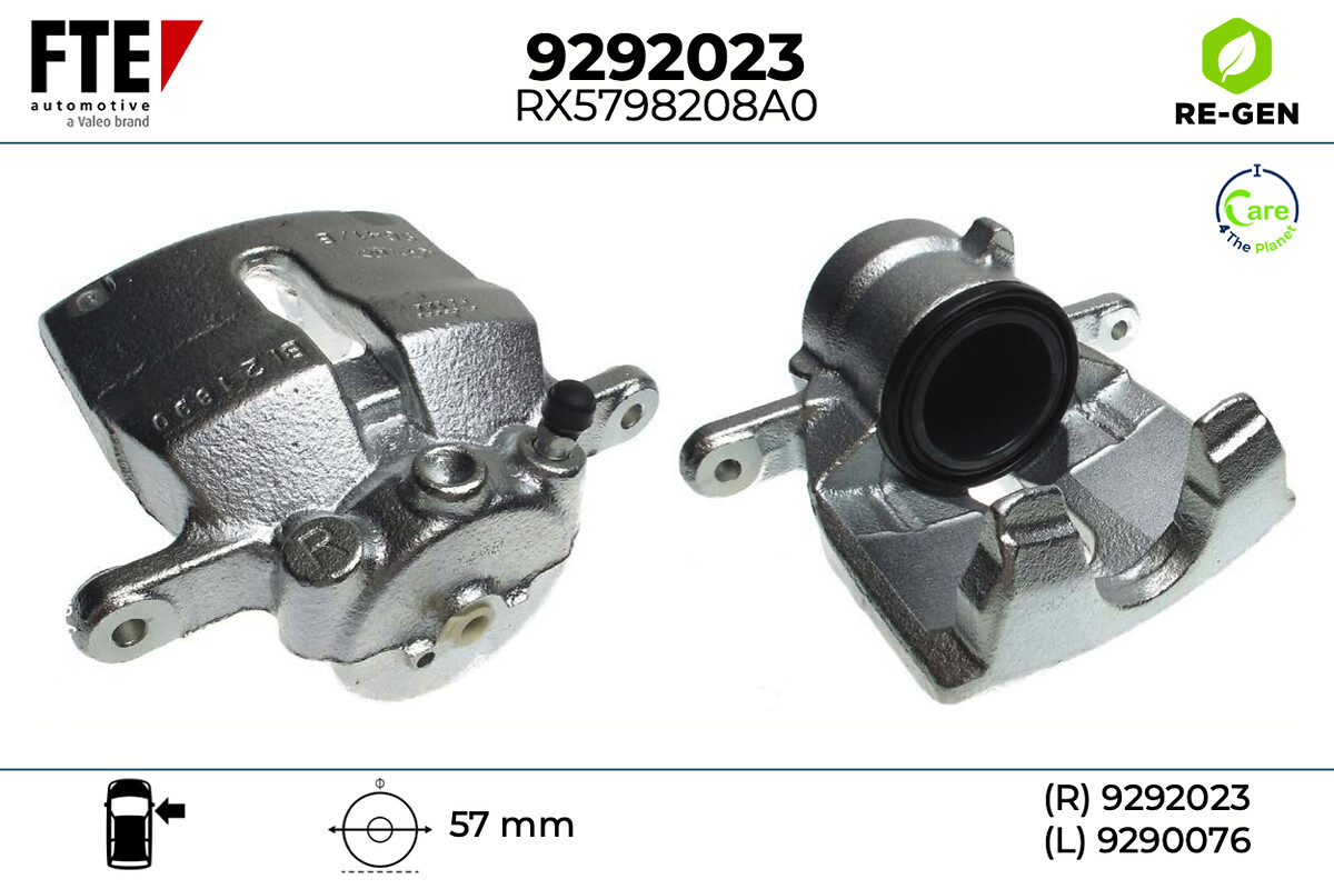 Étrier de frein FTE automotive GmbH ref. 9292023