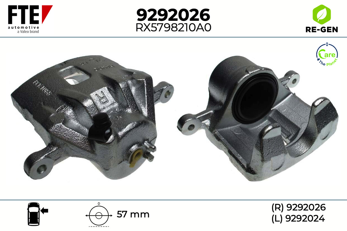 Étrier de frein FTE automotive GmbH ref. 9292026