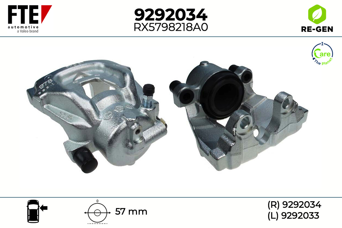 Étrier de frein FTE automotive GmbH ref. 9292034
