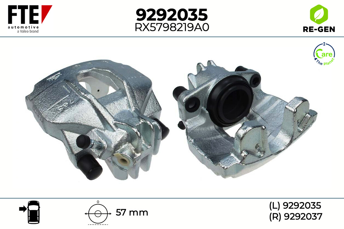 Étrier de frein FTE automotive GmbH ref. 9292035