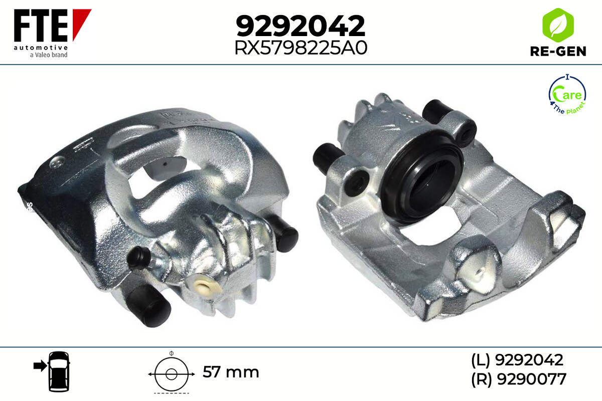 Étrier de frein FTE automotive GmbH ref. 9292042