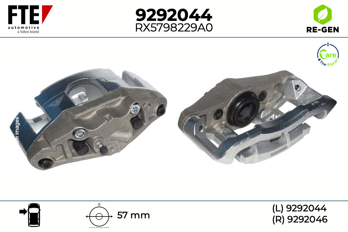 Étrier de frein FTE automotive GmbH ref. 9292044