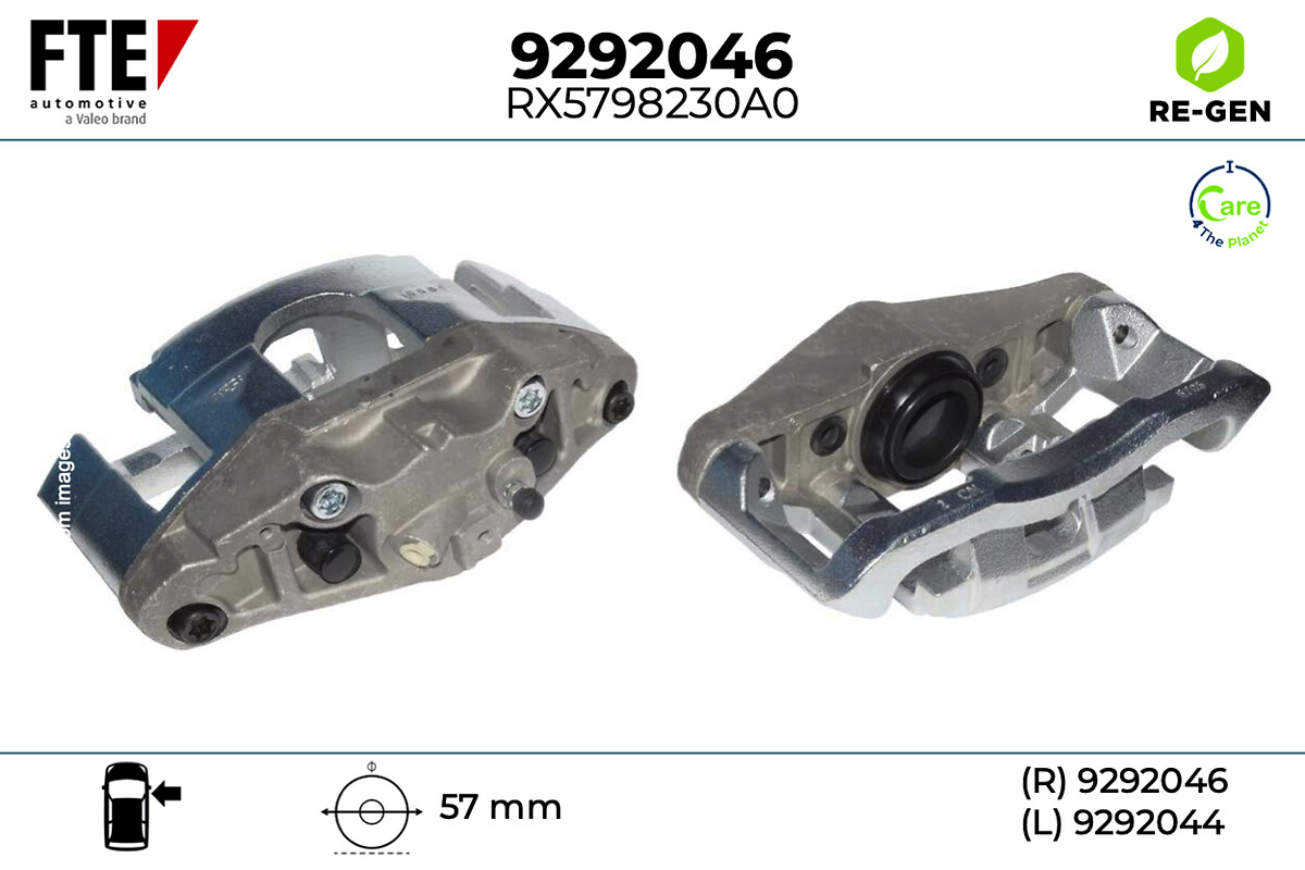 Étrier de frein FTE automotive GmbH ref. 9292046