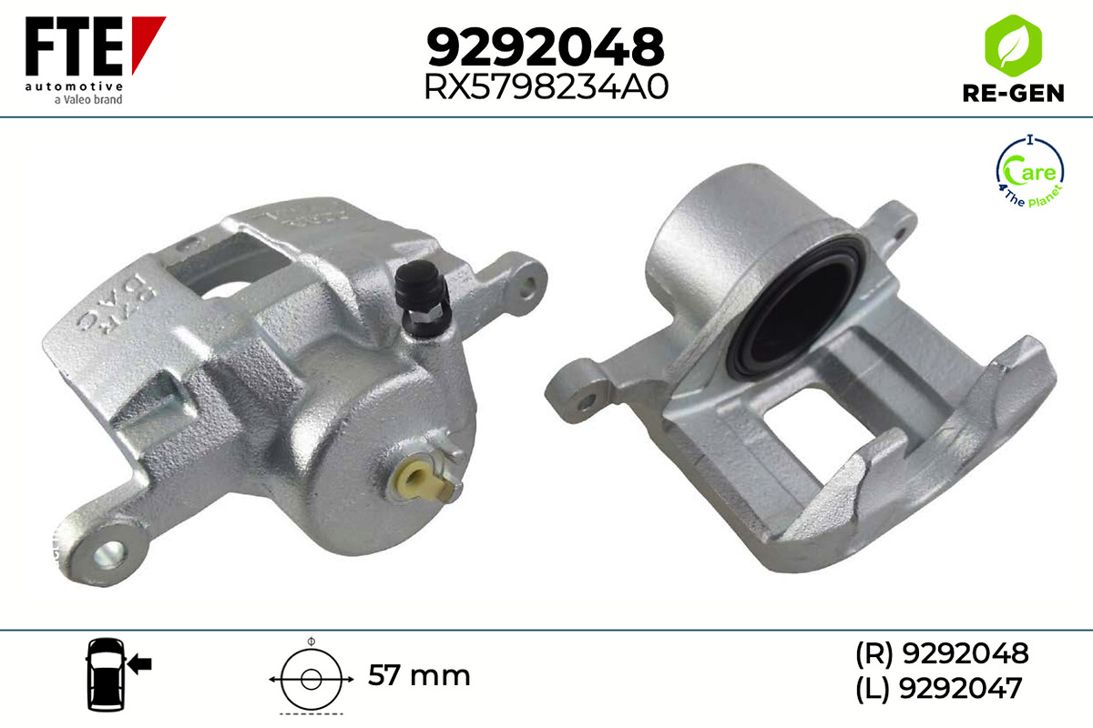 Étrier de frein FTE automotive GmbH ref. 9292048