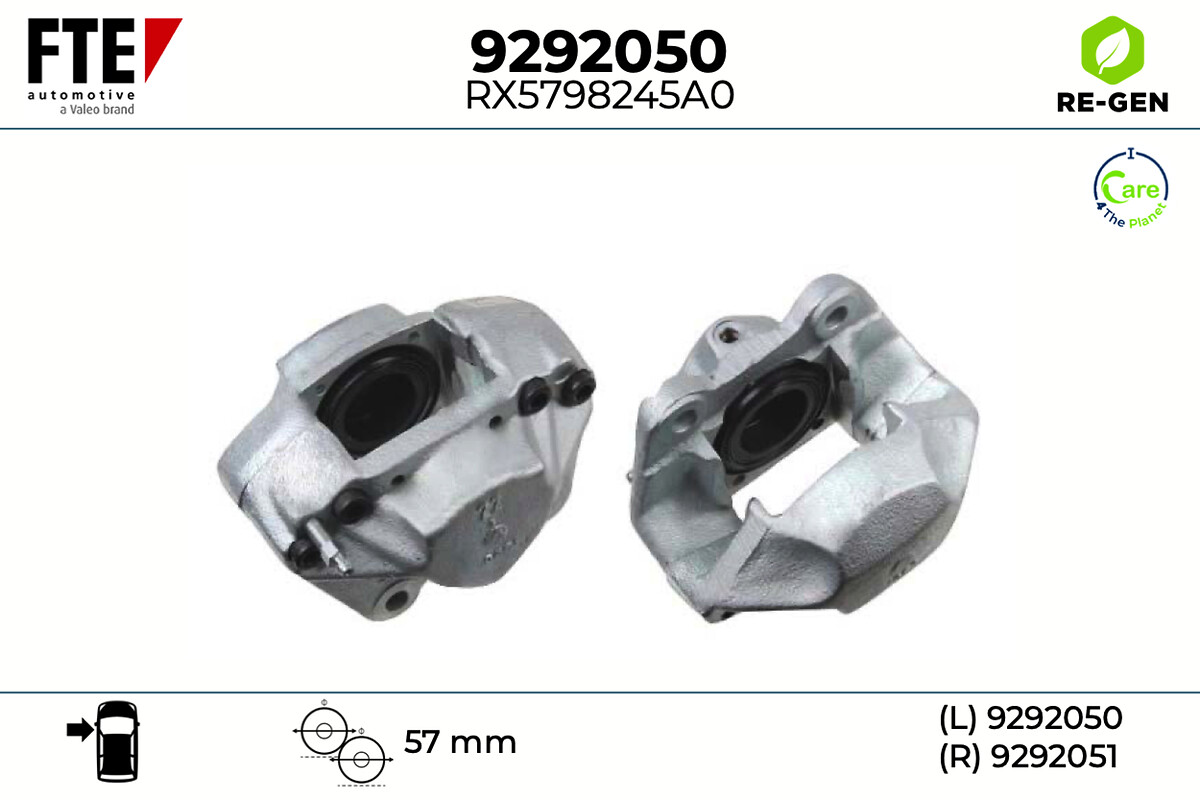 Étrier de frein FTE automotive GmbH ref. 9292050