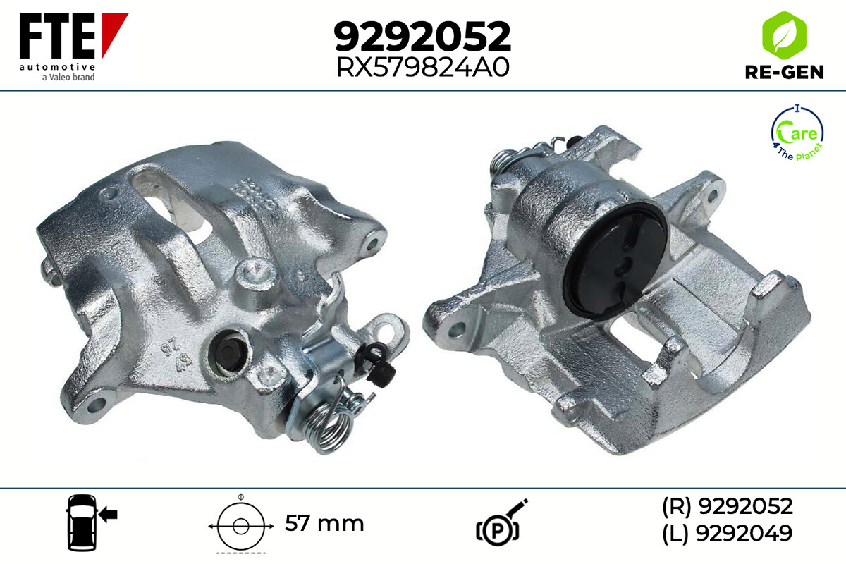 Étrier de frein FTE automotive GmbH ref. 9292052