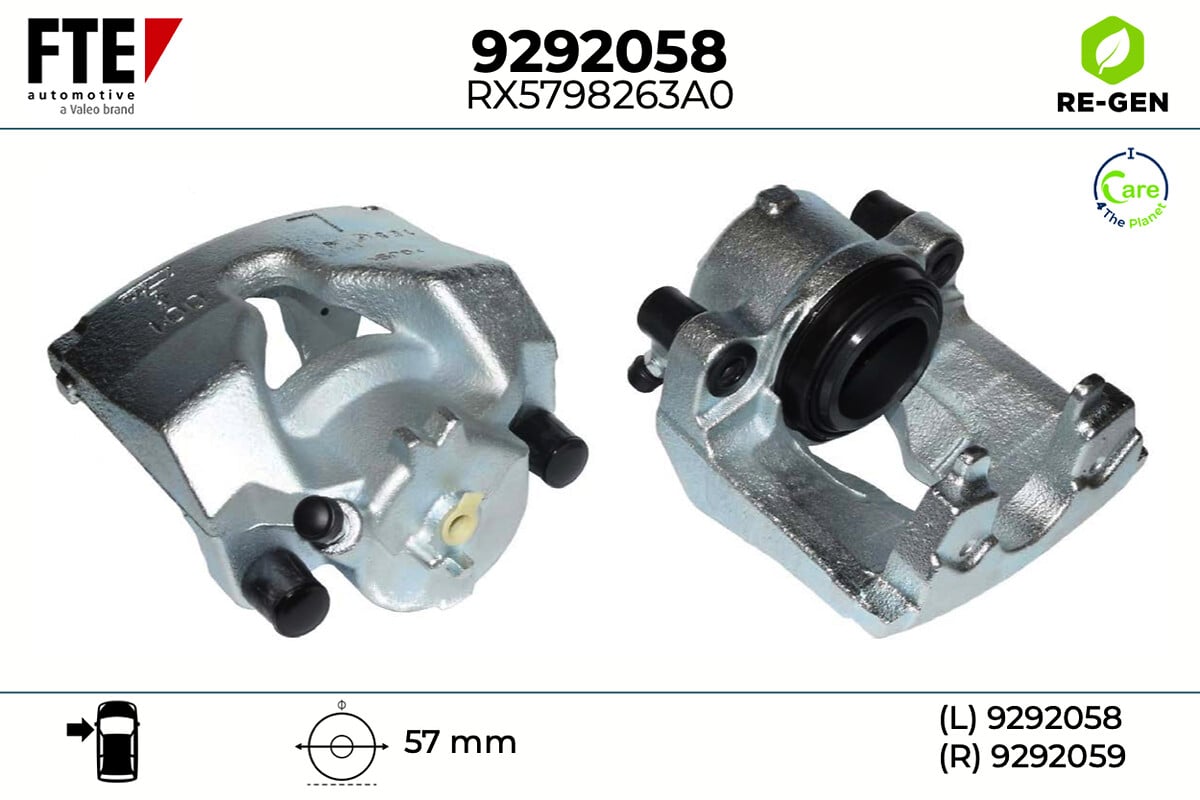 Étrier de frein FTE automotive GmbH 9292058