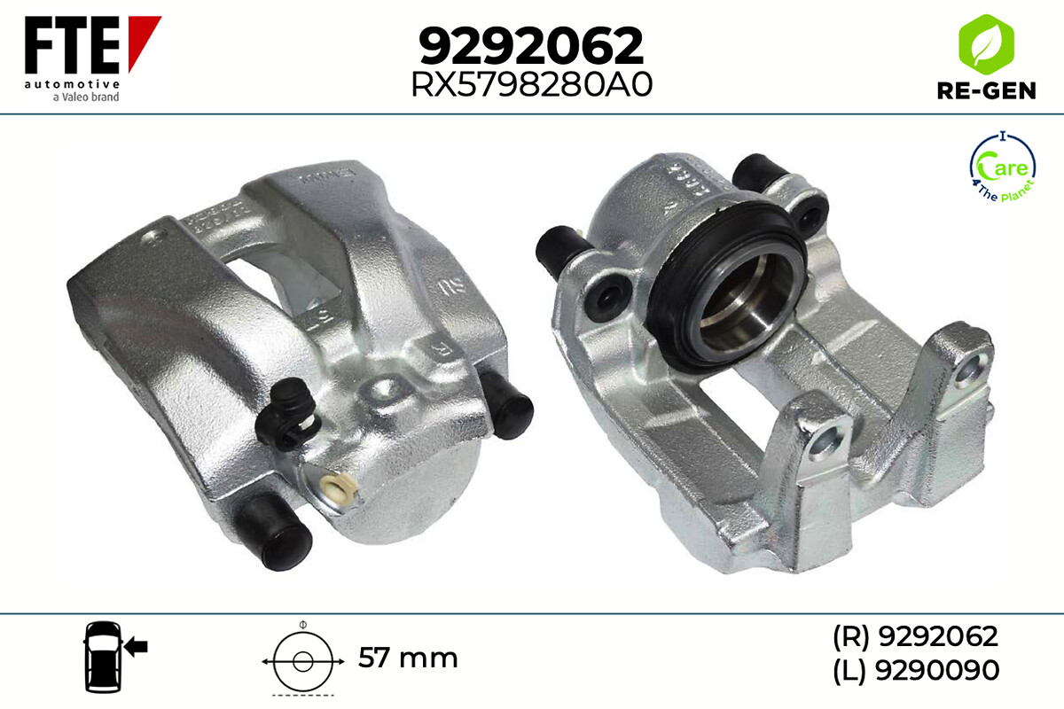 Étrier de frein FTE automotive GmbH ref. 9292062