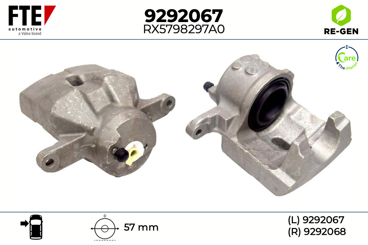 Étrier de frein FTE automotive GmbH 9292067