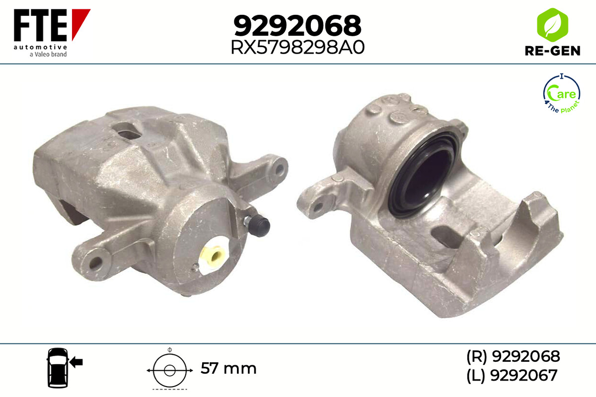 Étrier de frein FTE automotive GmbH ref. 9292068