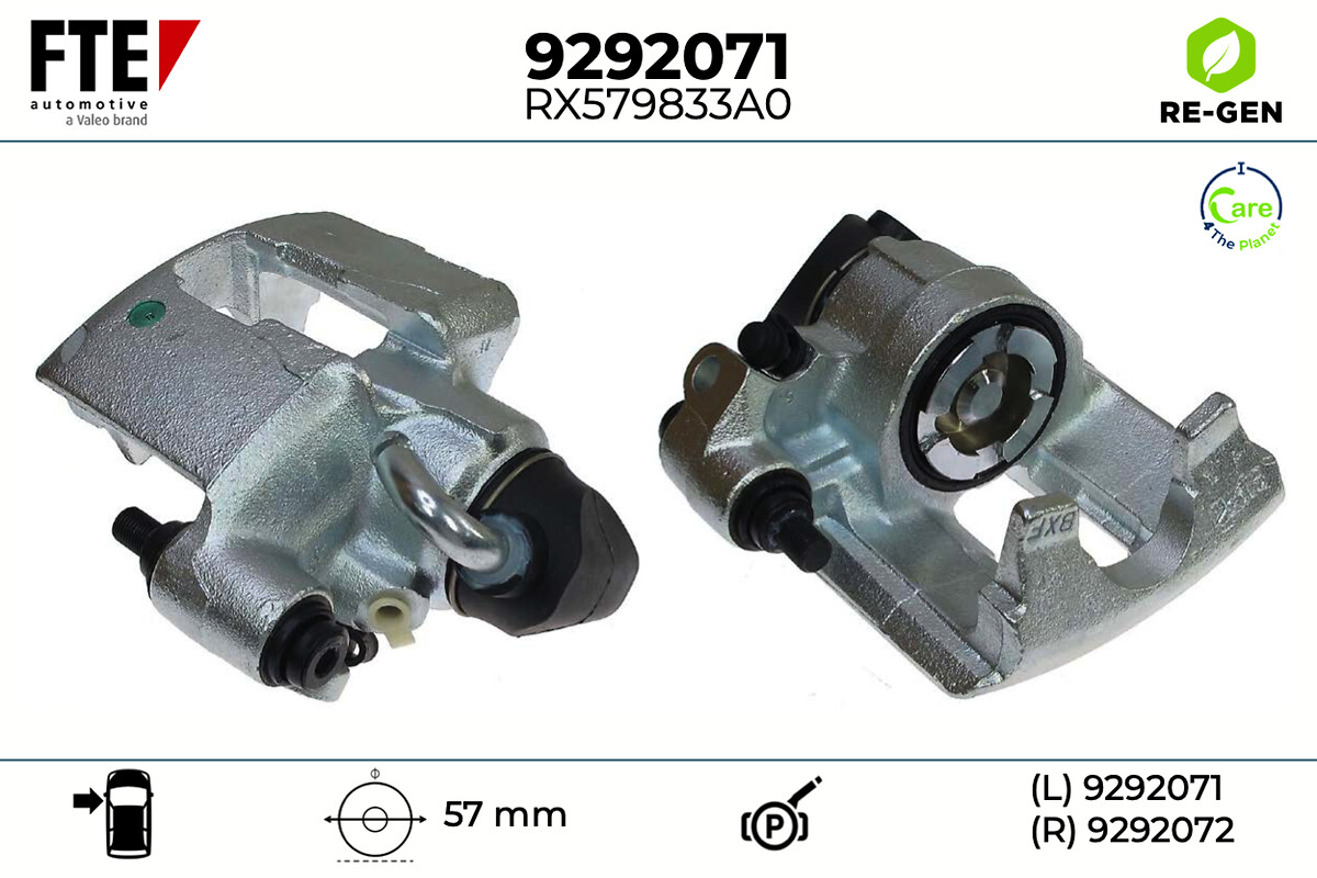 Étrier de frein FTE automotive GmbH ref. 9292071