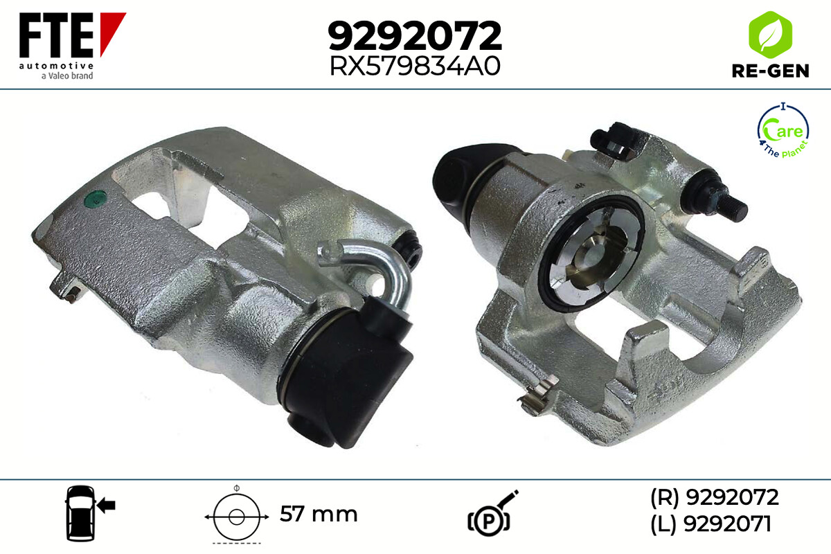 Étrier de frein FTE automotive GmbH ref. 9292072