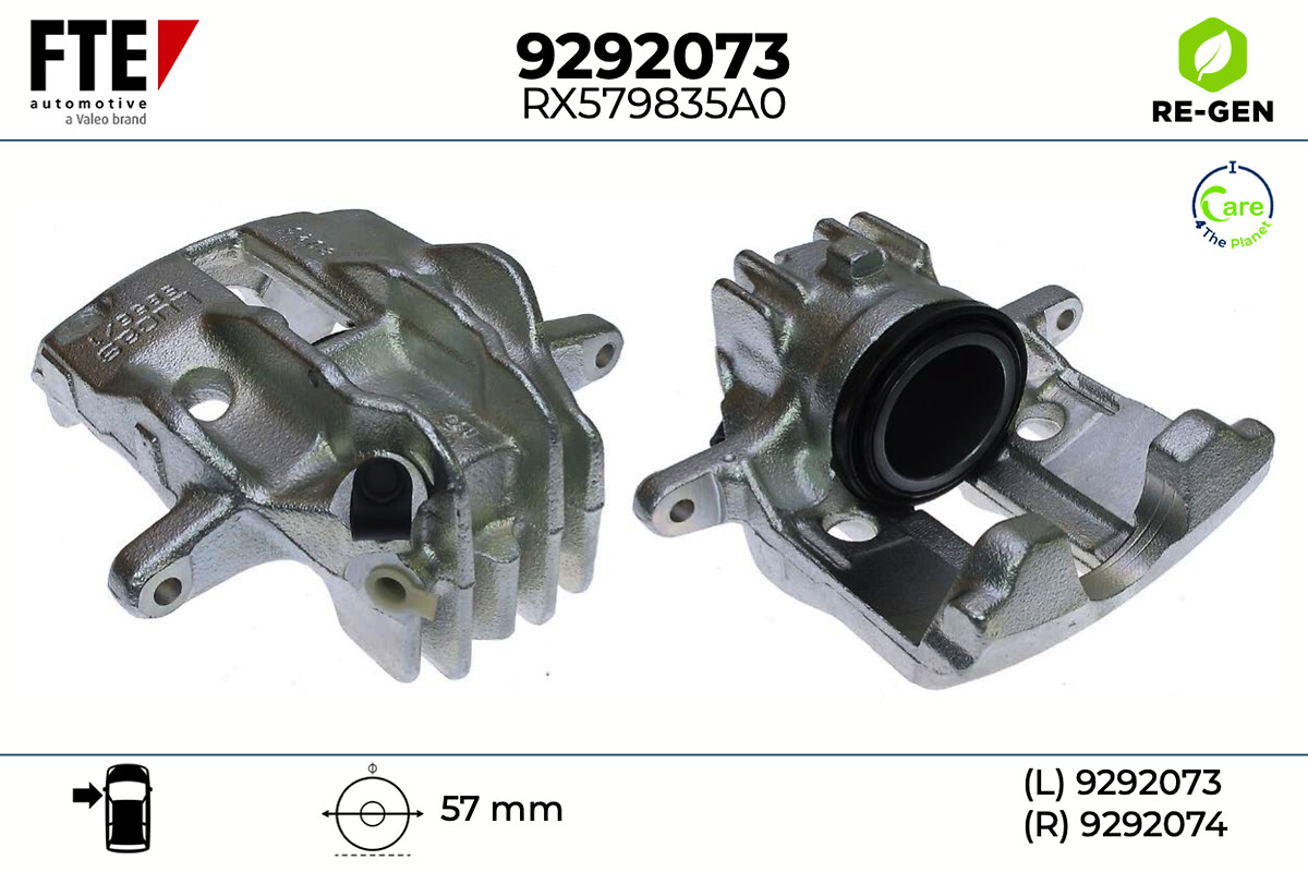 Étrier de frein FTE automotive GmbH ref. 9292073