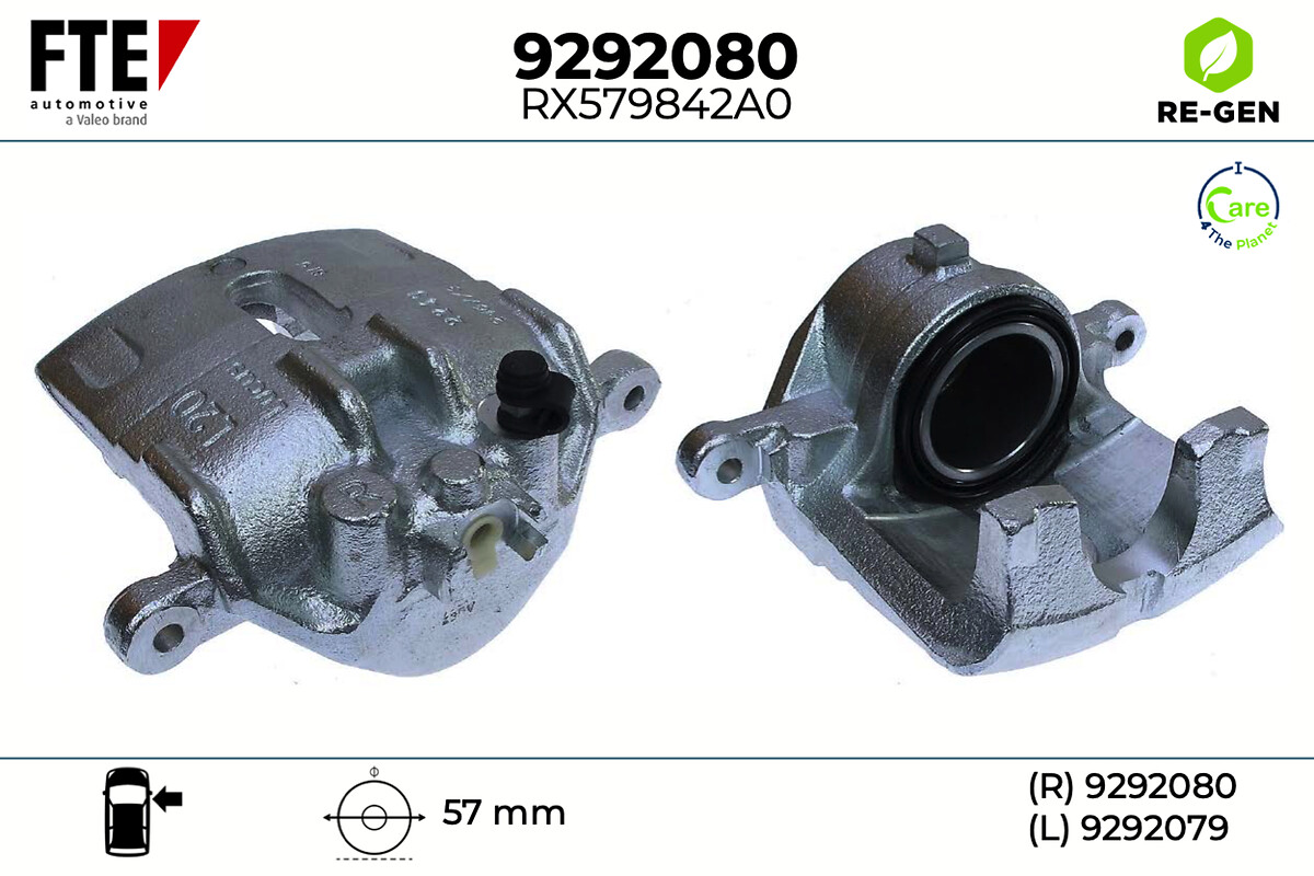 Étrier de frein FTE automotive GmbH ref. 9292080