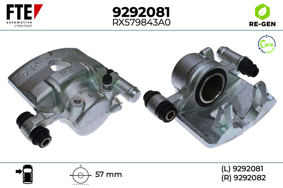 Étrier de frein FTE automotive GmbH ref. 9292081