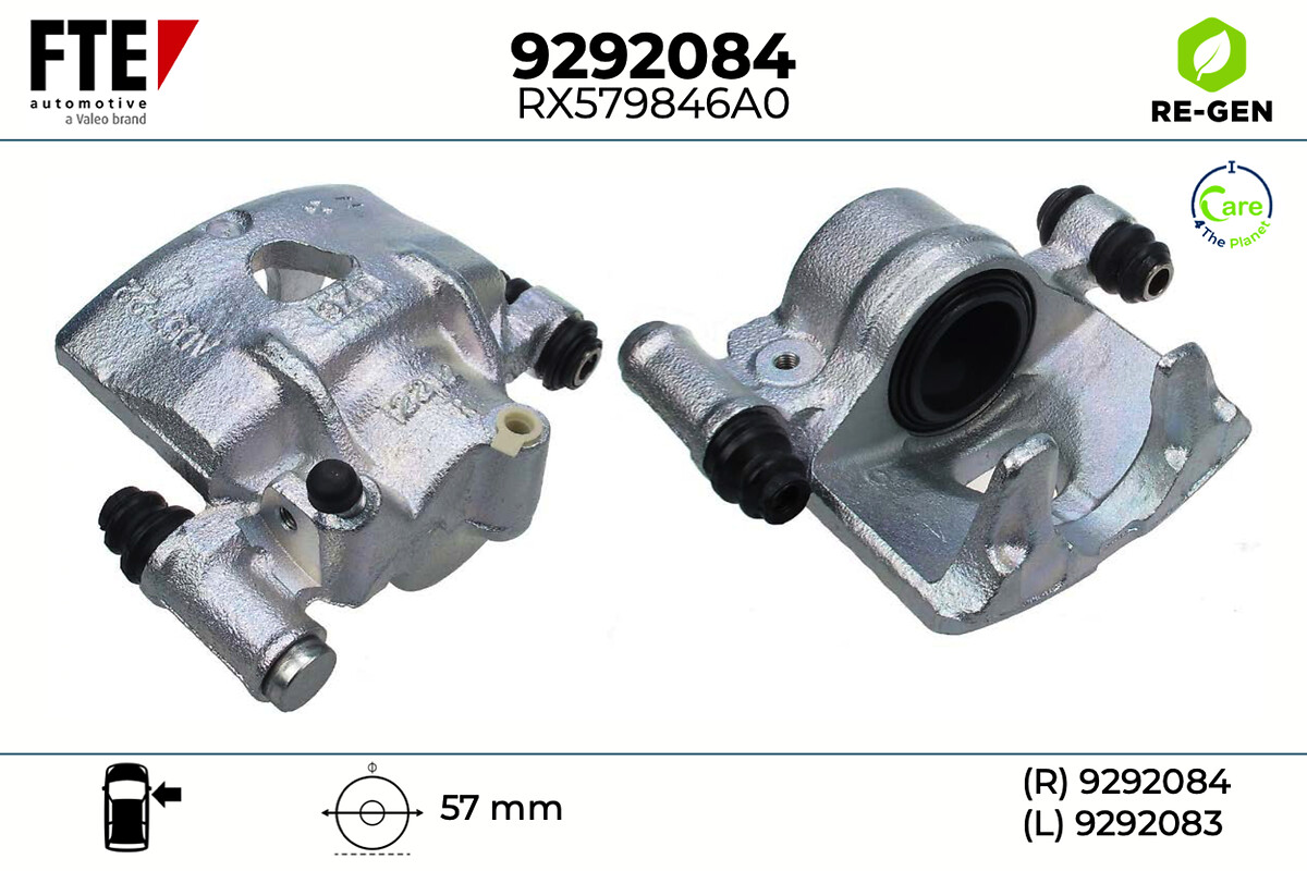 Étrier de frein FTE automotive GmbH ref. 9292084
