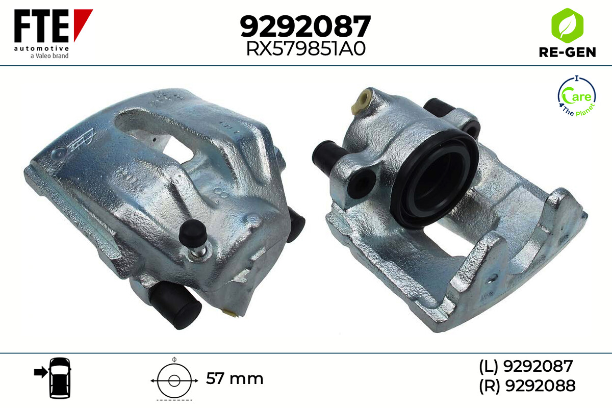 Étrier de frein FTE automotive GmbH ref. 9292087