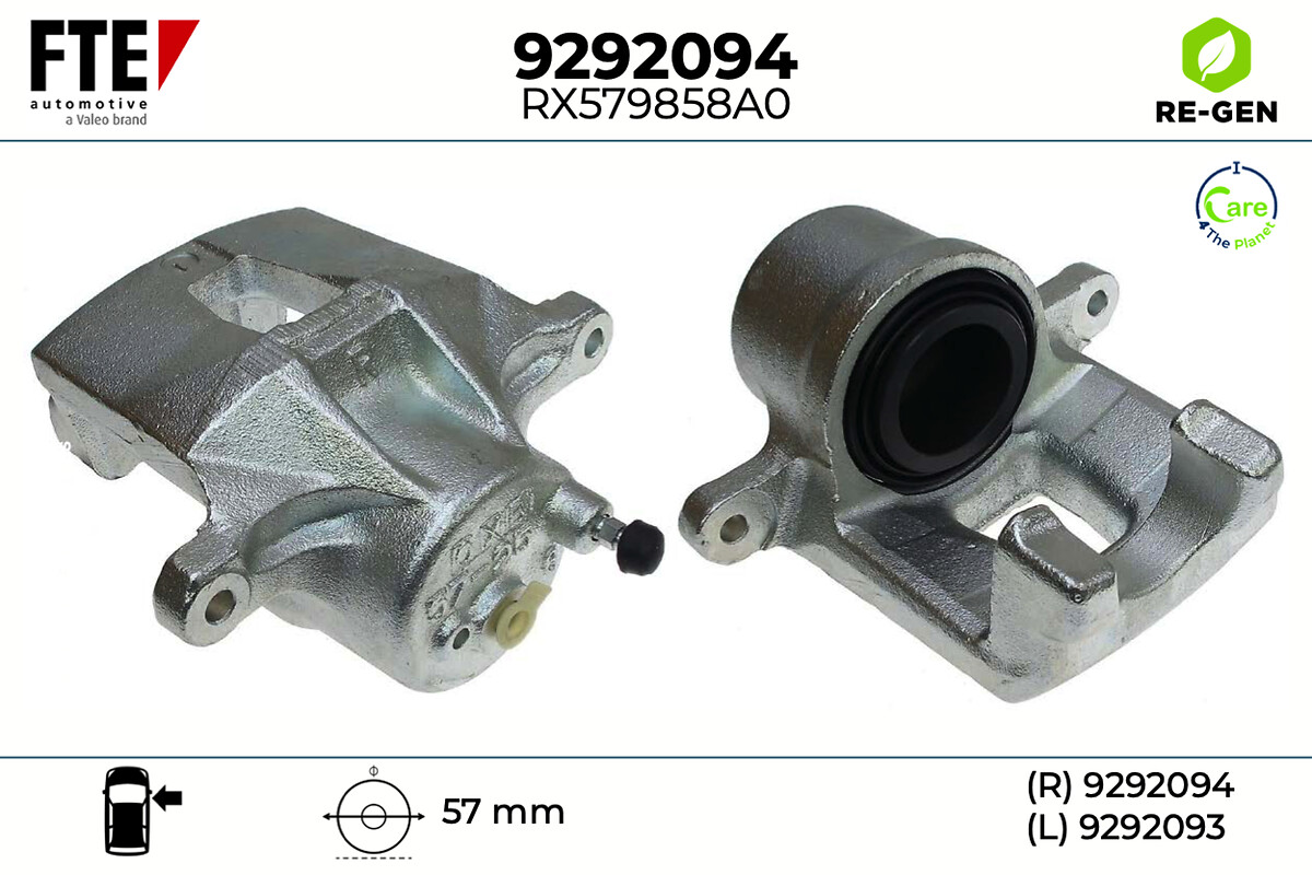Étrier de frein FTE automotive GmbH ref. 9292094