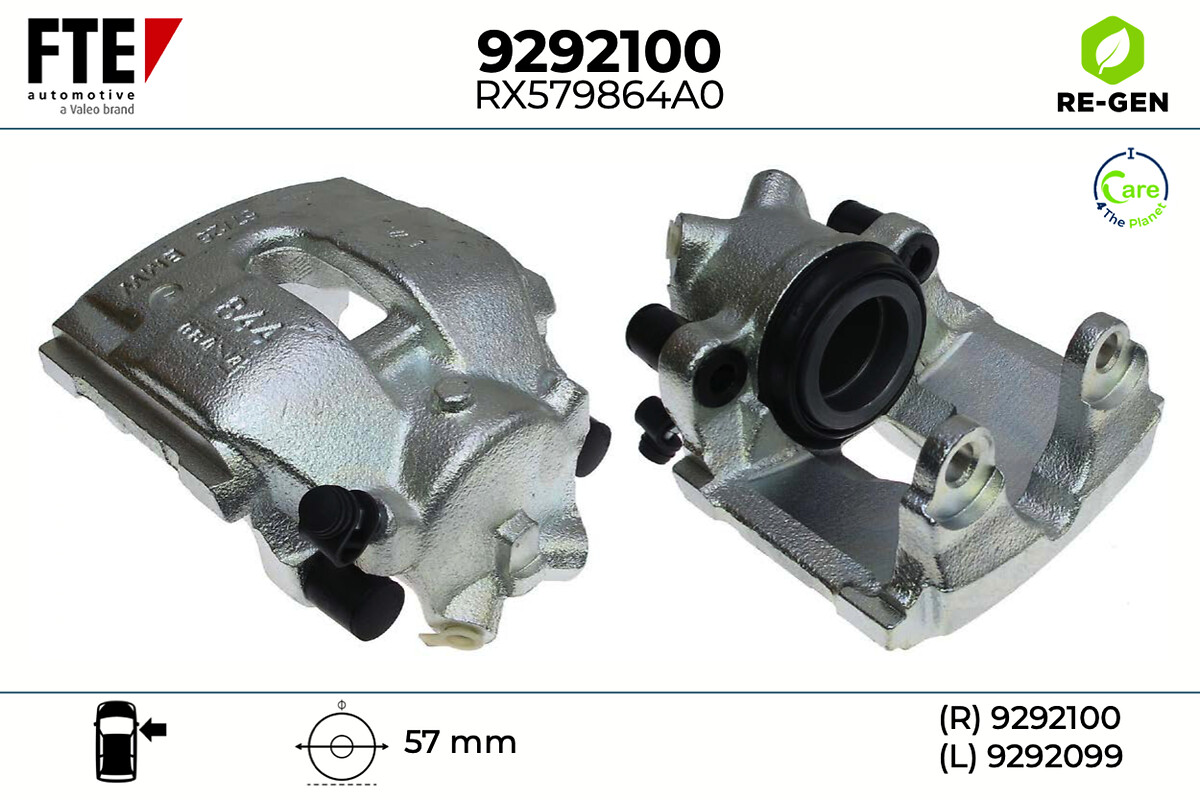 Étrier de frein FTE automotive GmbH ref. 9292100