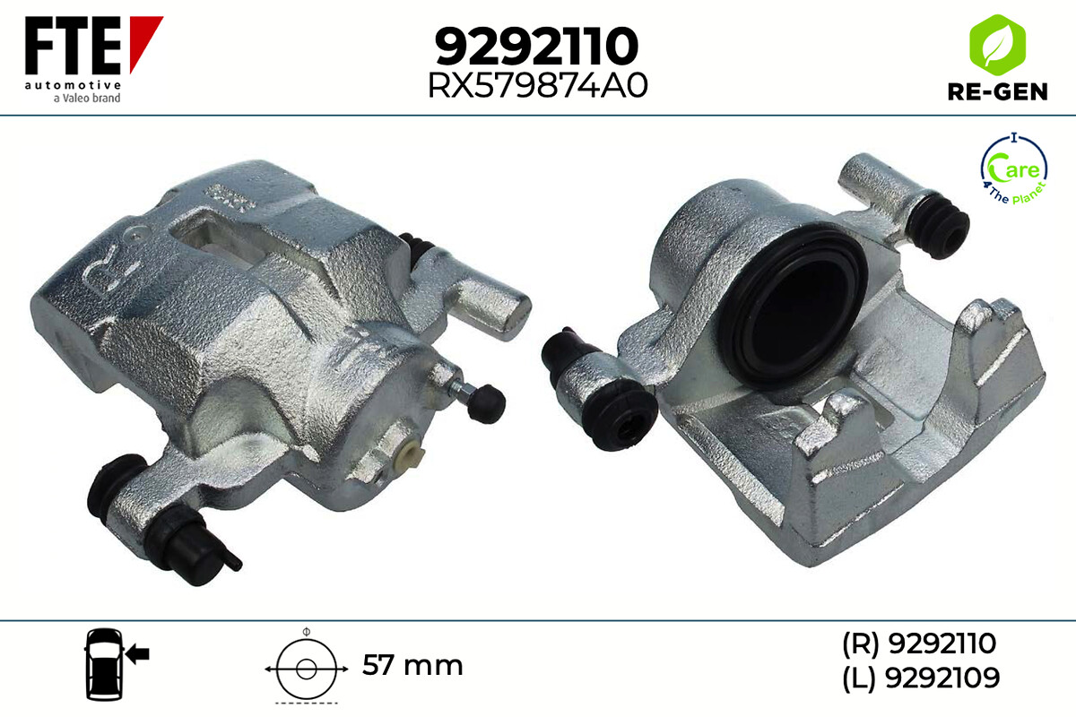 Étrier de frein FTE automotive GmbH ref. 9292110