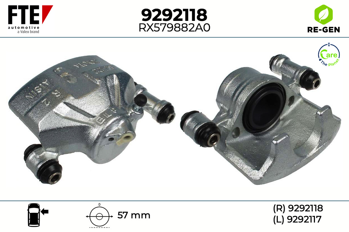 Étrier de frein FTE automotive GmbH ref. 9292118