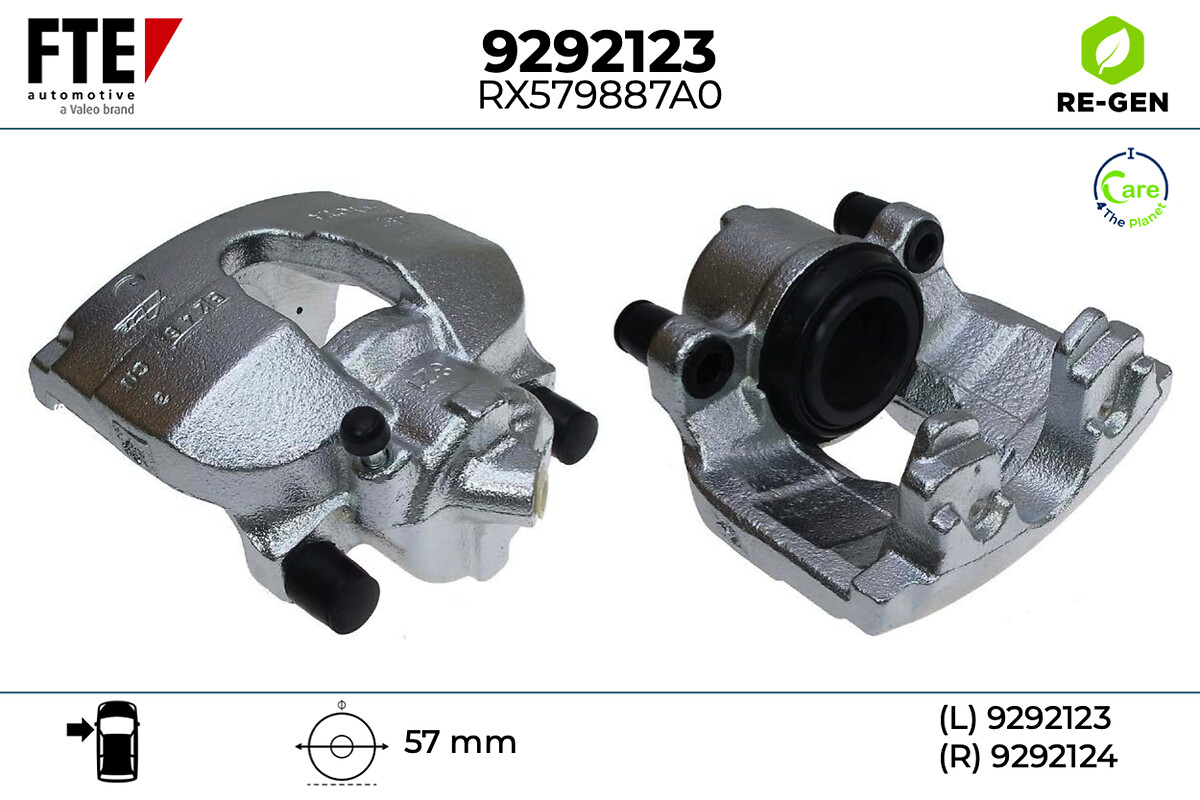 Étrier de frein FTE automotive GmbH ref. 9292123
