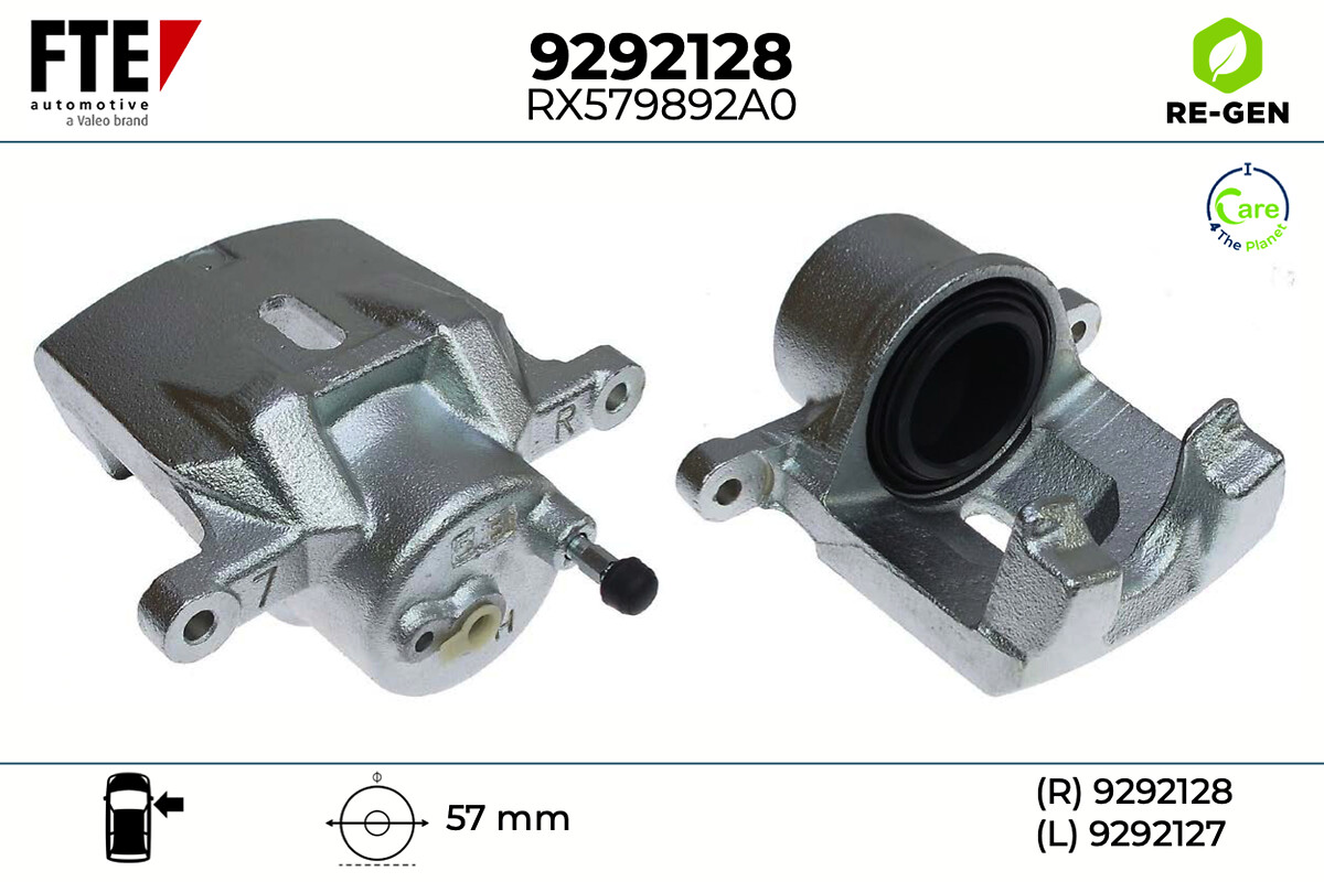 Étrier de frein FTE automotive GmbH ref. 9292128