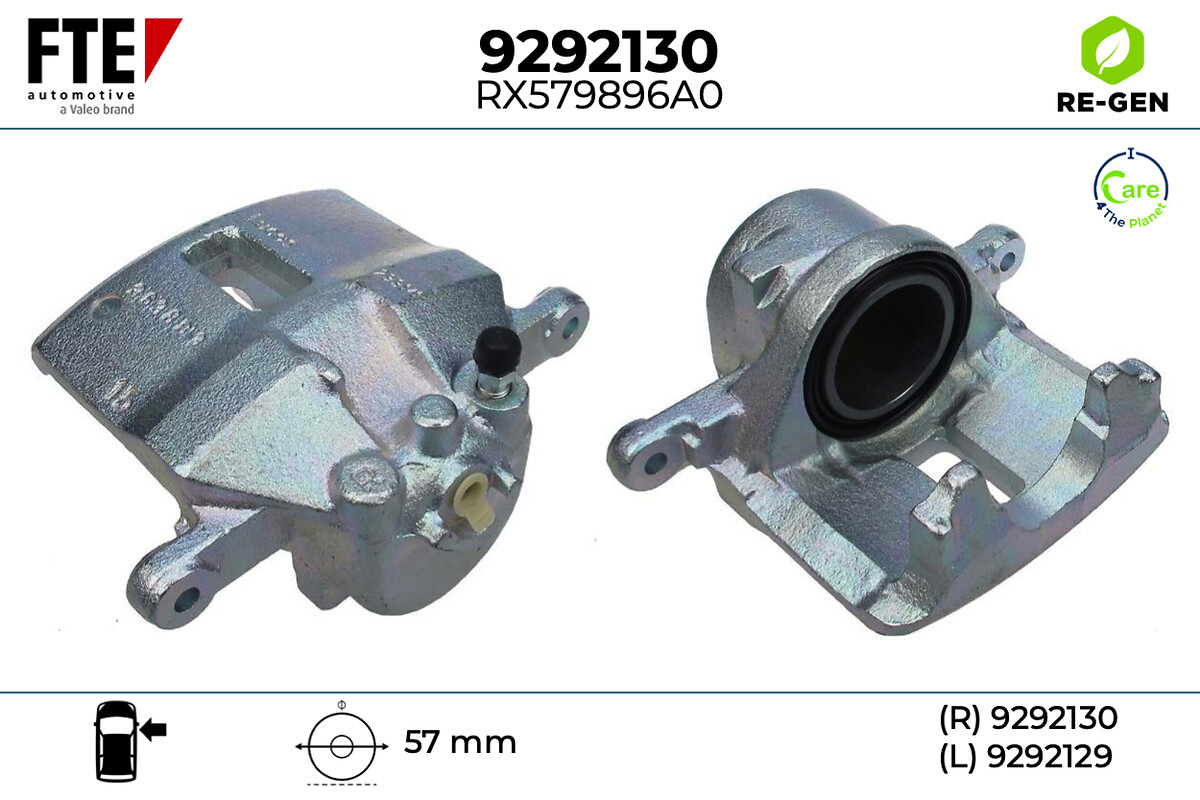 Étrier de frein FTE automotive GmbH ref. 9292130