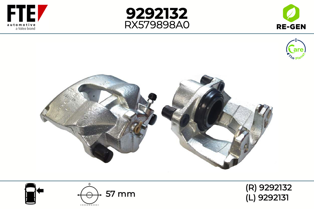 Étrier de frein FTE automotive GmbH ref. 9292132