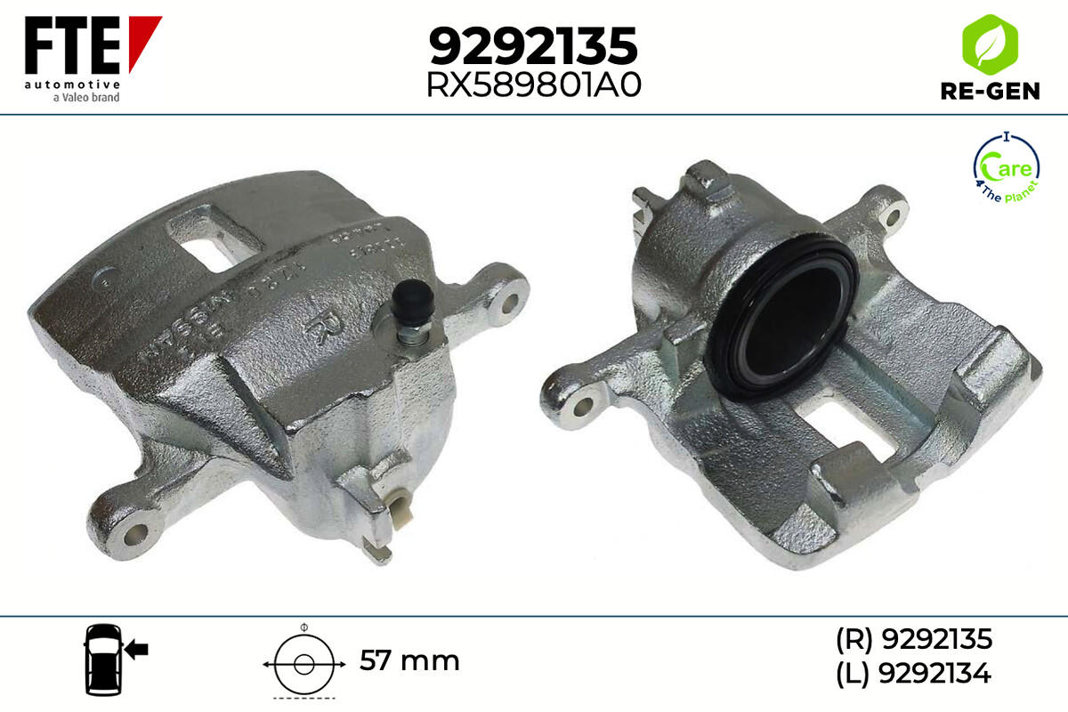 Étrier de frein FTE automotive GmbH ref. 9292135