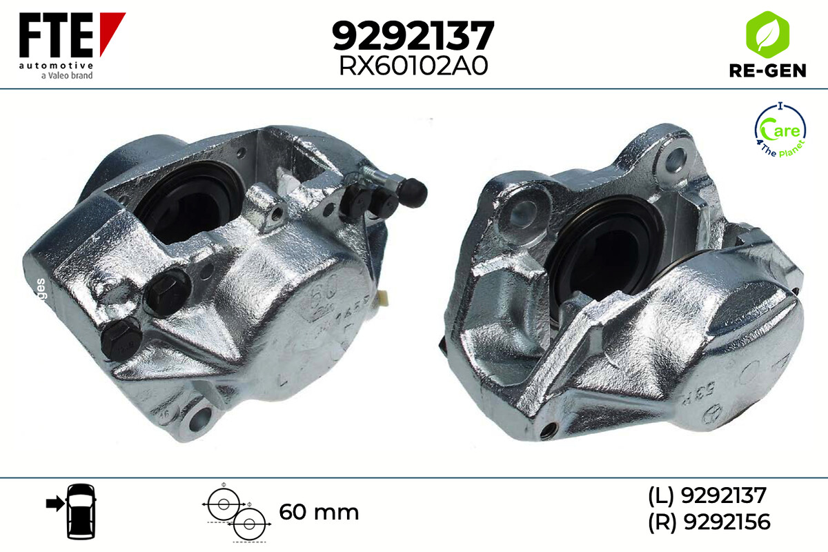 Étrier de frein FTE automotive GmbH ref. 9292137
