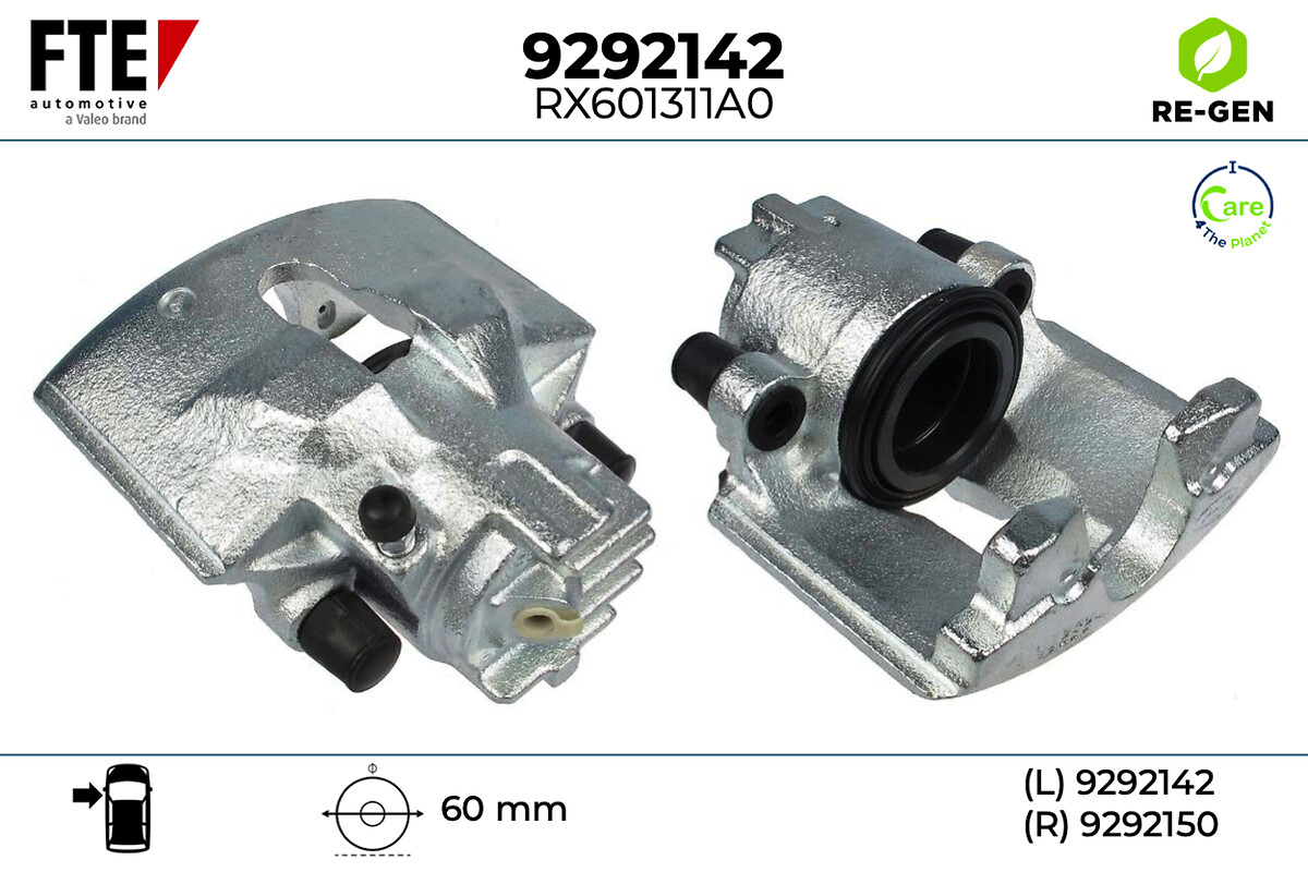 Étrier de frein FTE automotive GmbH ref. 9292142
