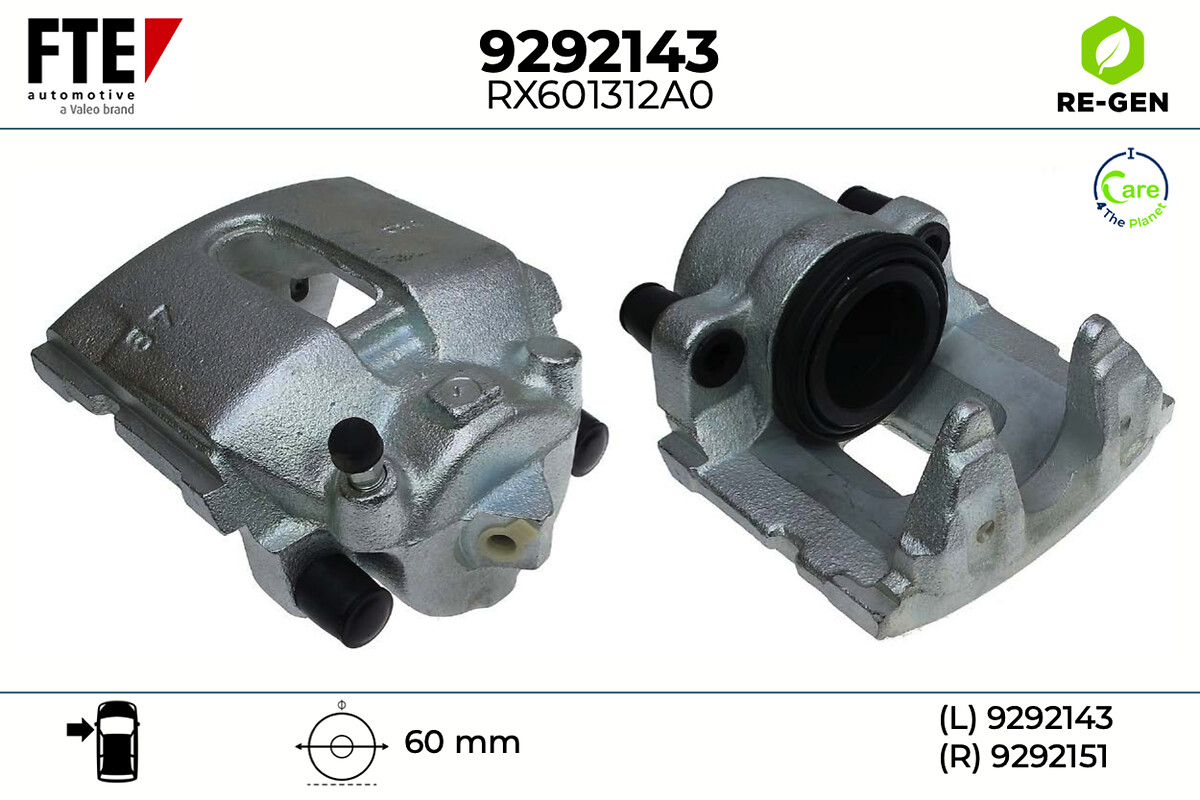 Étrier de frein FTE automotive GmbH ref. 9292143
