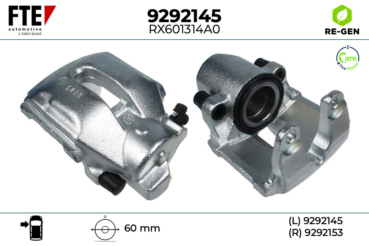 Étrier de frein FTE automotive GmbH ref. 9292145