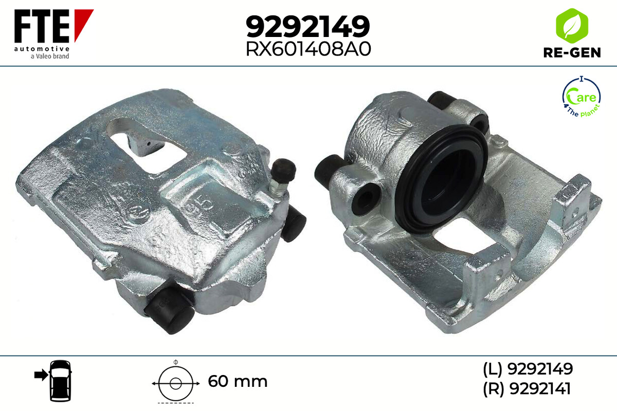 Étrier de frein FTE automotive GmbH ref. 9292149