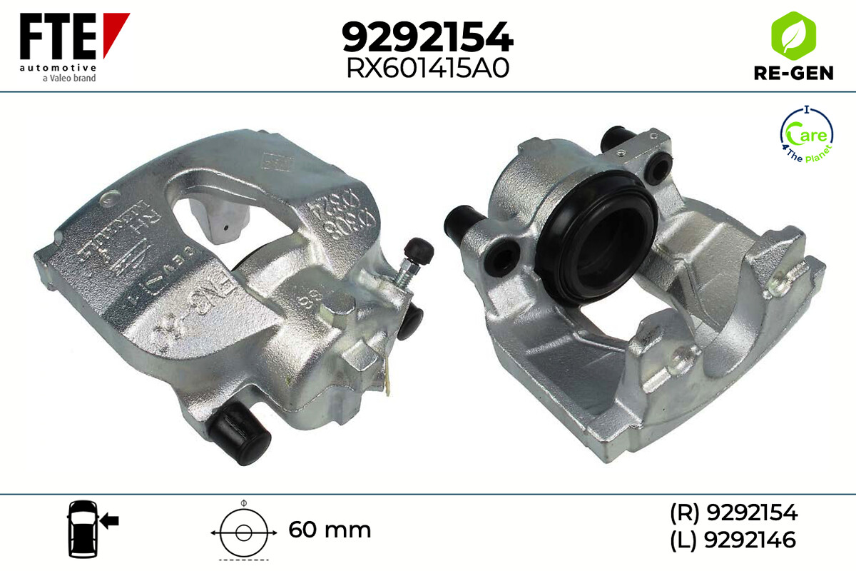 Étrier de frein FTE automotive GmbH ref. 9292154