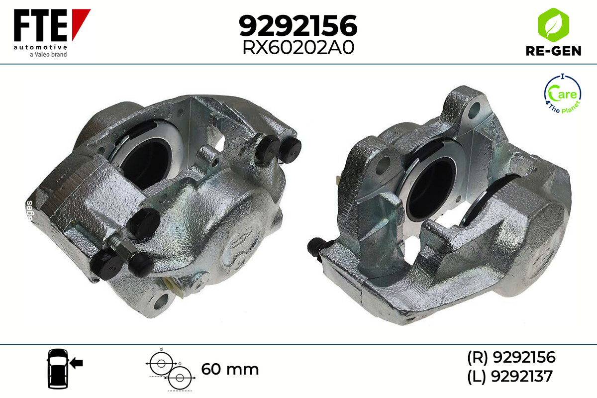 Étrier de frein FTE automotive GmbH 9292156
