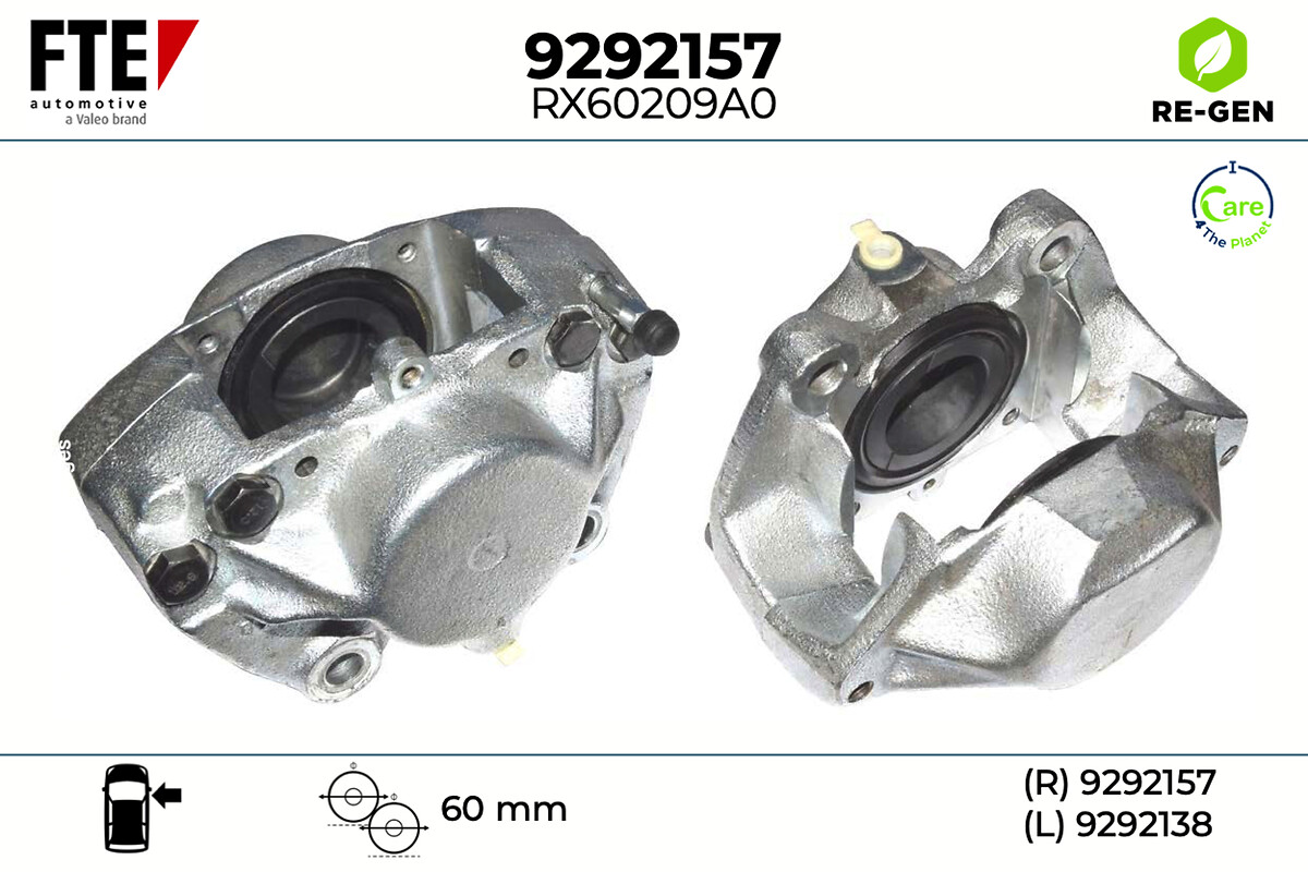 Étrier de frein FTE automotive GmbH ref. 9292157