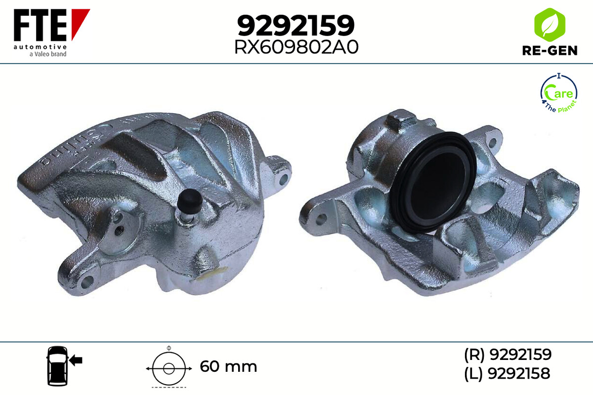 Étrier de frein FTE automotive GmbH ref. 9292159