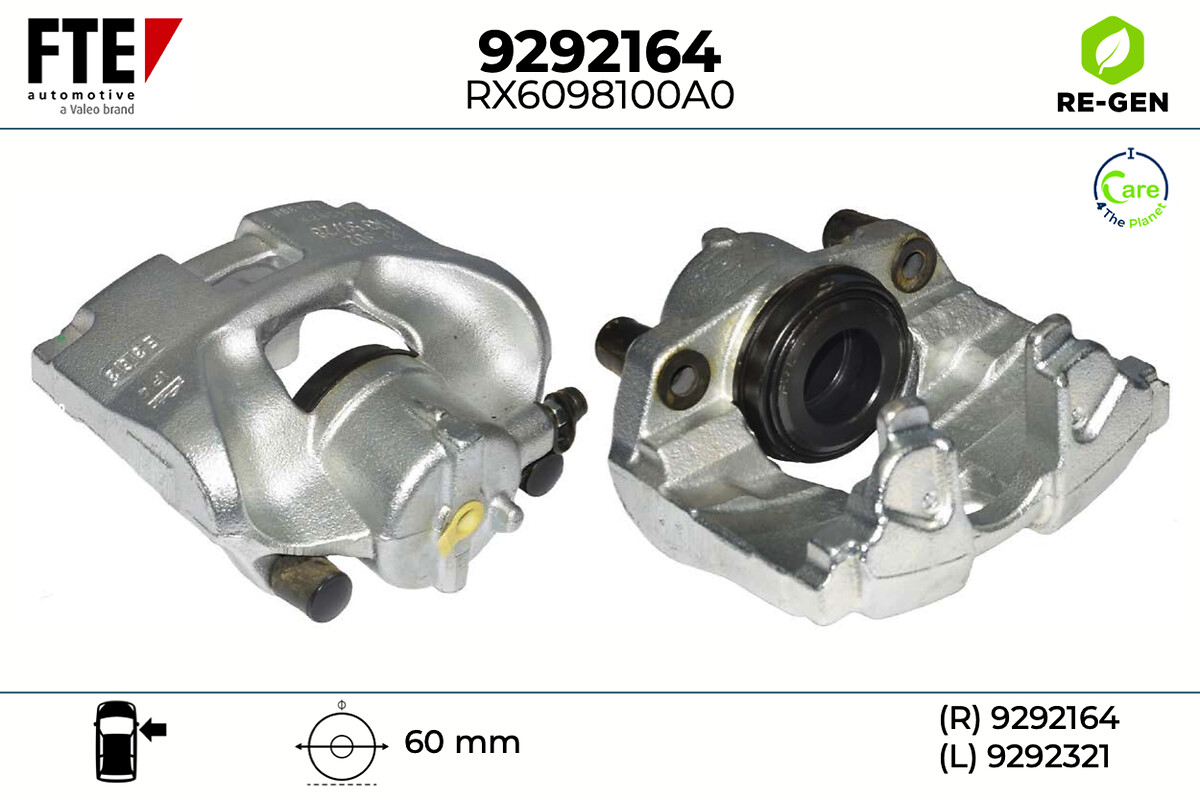 Étrier de frein FTE automotive GmbH ref. 9292164