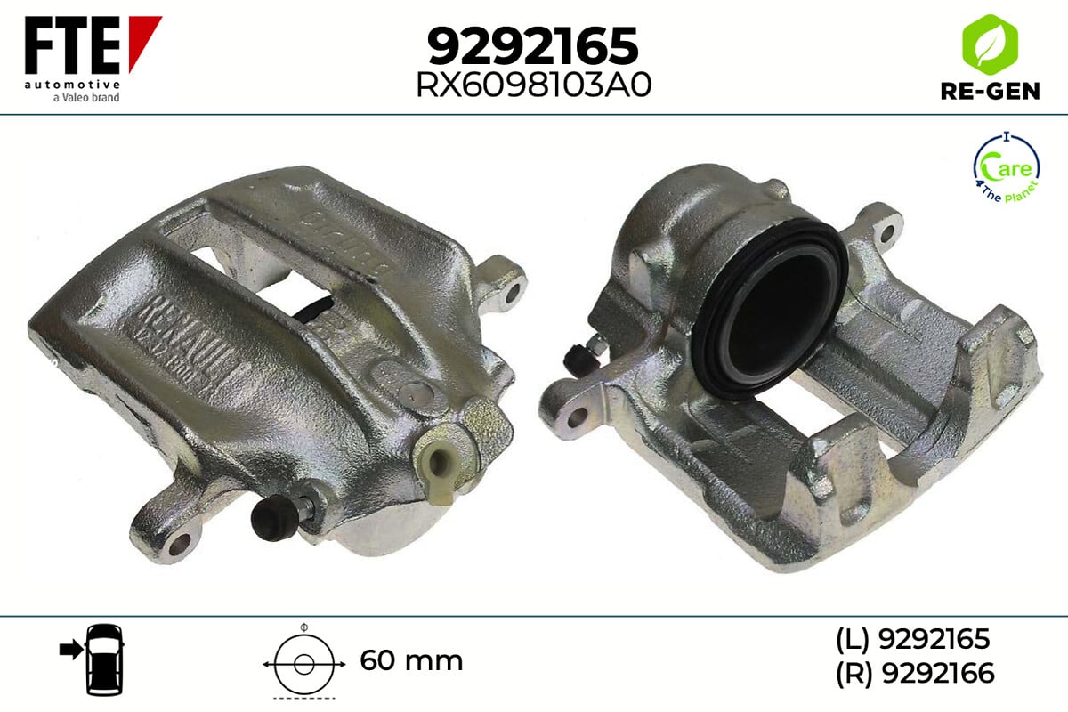 Étrier de frein FTE automotive GmbH ref. 9292165