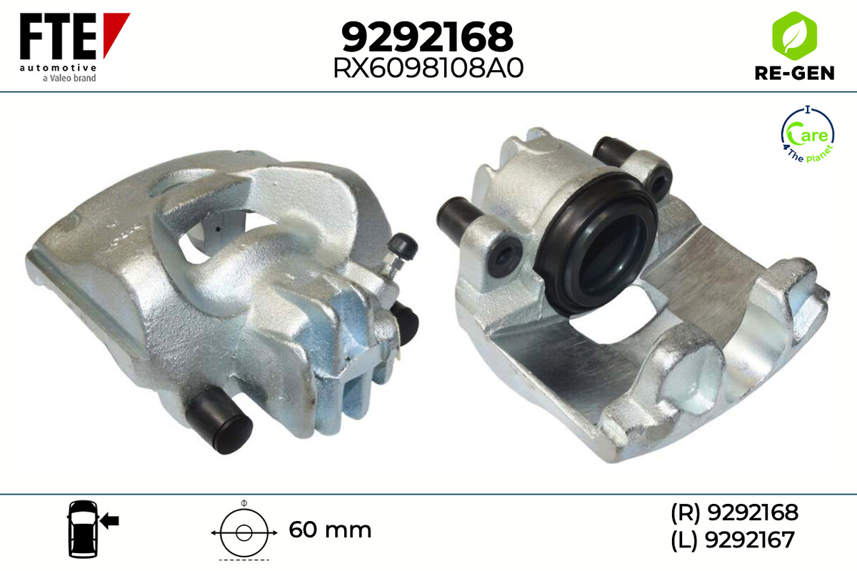 Étrier de frein FTE automotive GmbH ref. 9292168