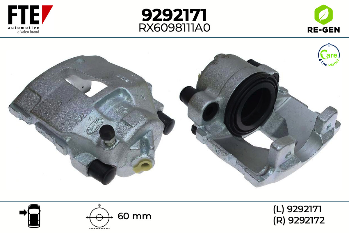 Étrier de frein FTE automotive GmbH ref. 9292171