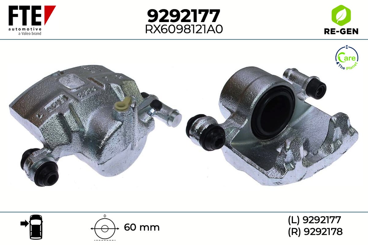 Étrier de frein FTE automotive GmbH ref. 9292177