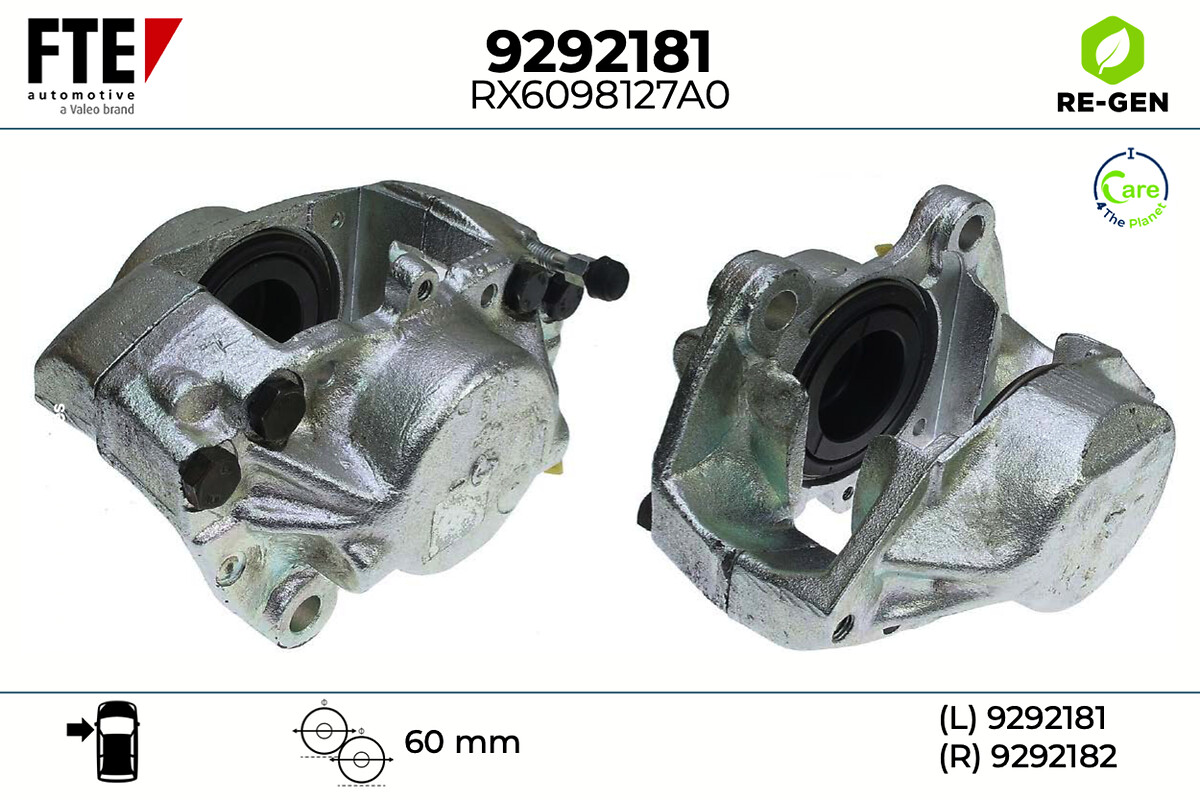 Étrier de frein FTE automotive GmbH ref. 9292181