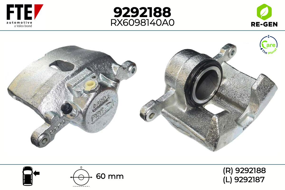 Étrier de frein FTE automotive GmbH 9292188
