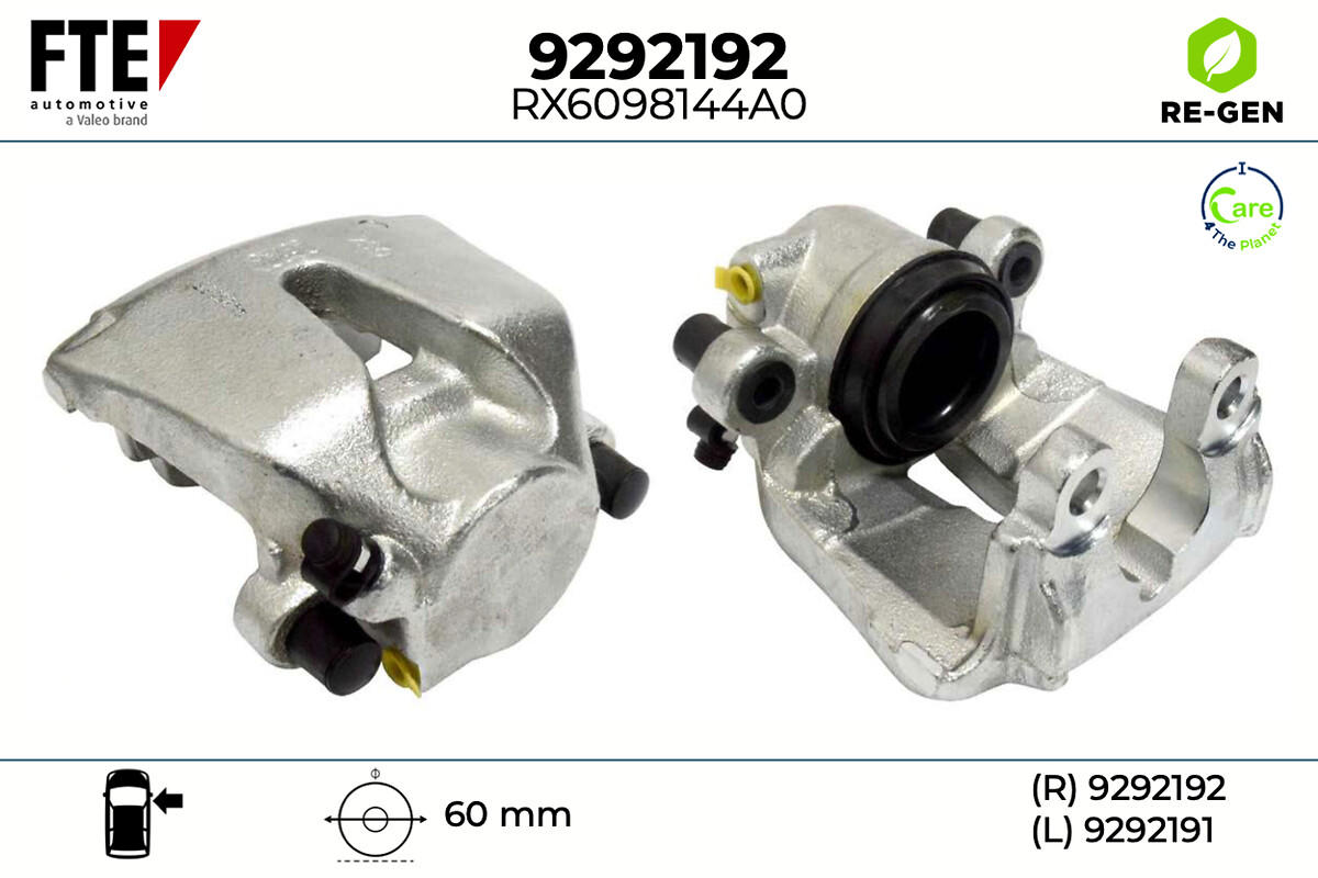 Étrier de frein FTE automotive GmbH ref. 9292192