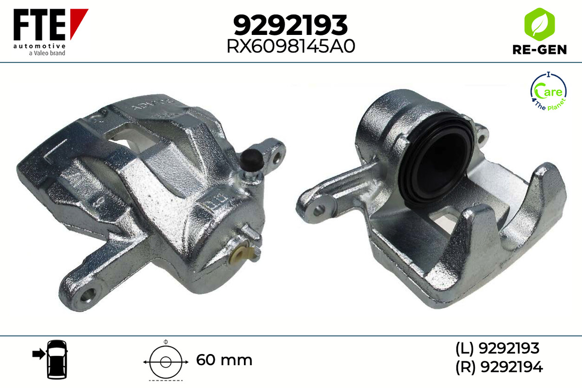 Étrier de frein FTE automotive GmbH ref. 9292193