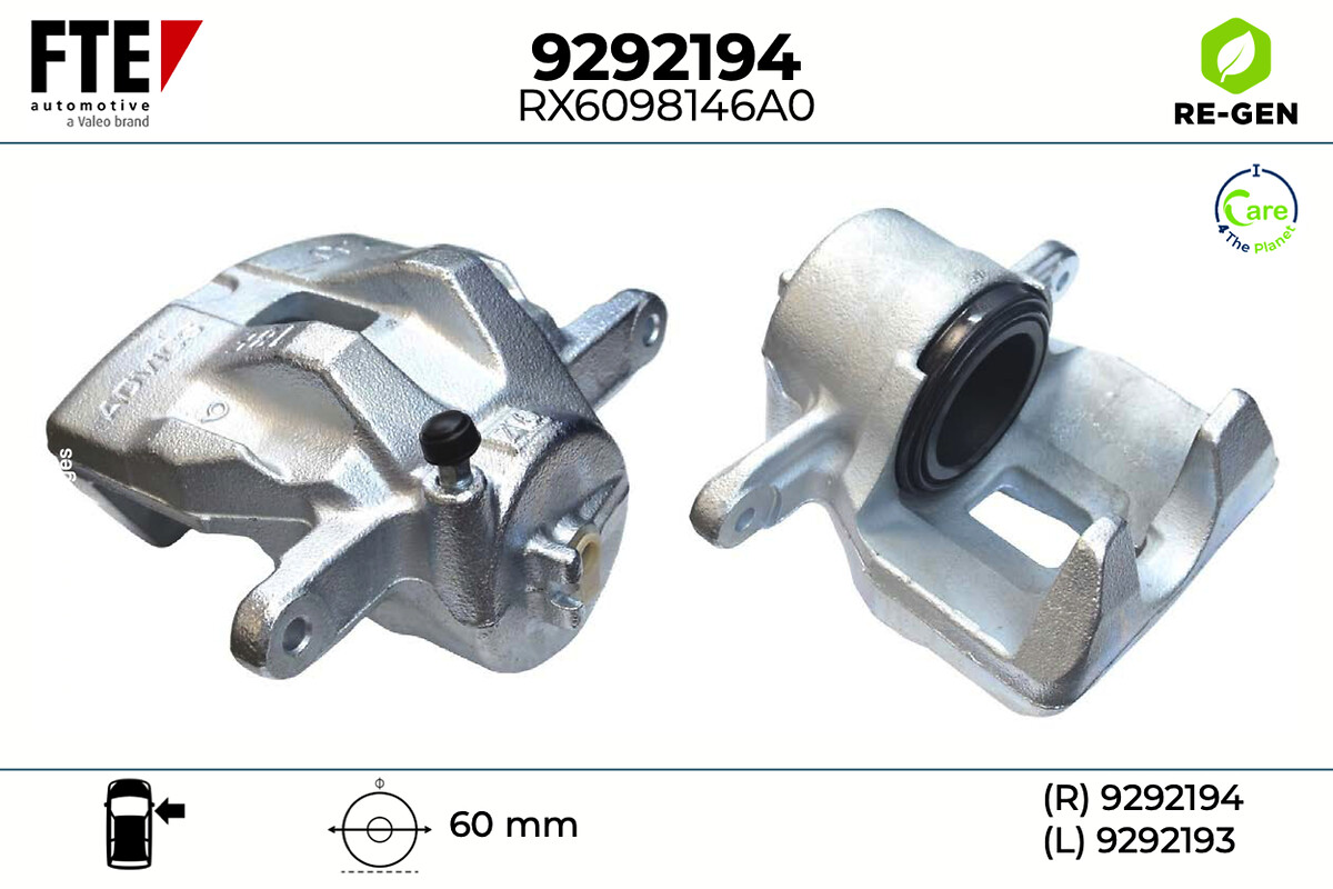 Étrier de frein FTE automotive GmbH ref. 9292194